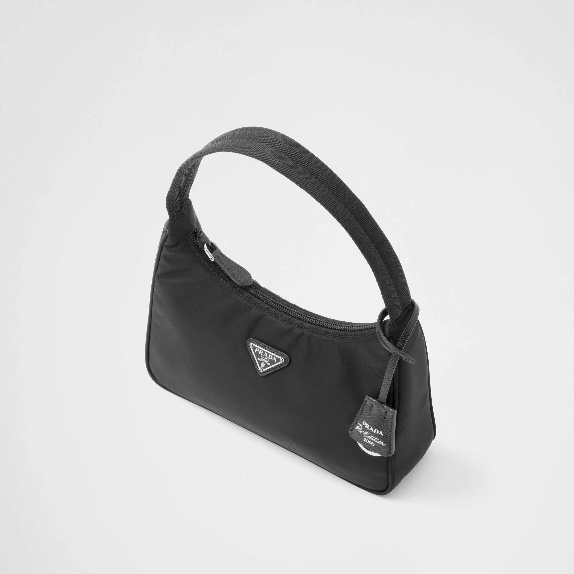 RE-NYLON MINI BAG, RECYCLED POLYAMIDE – BLACK