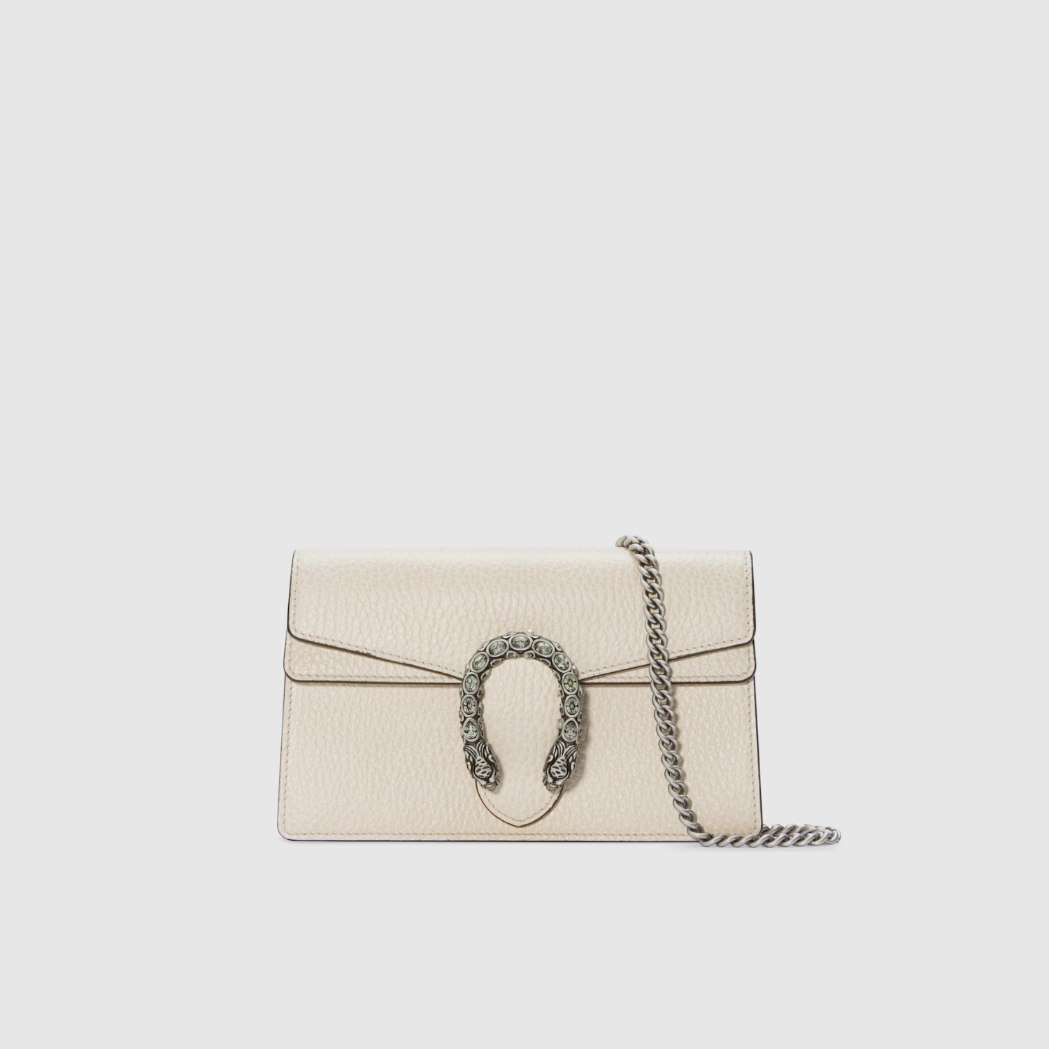 MINI BAG, METAL-FREE TANNED LEATHER – WHITE