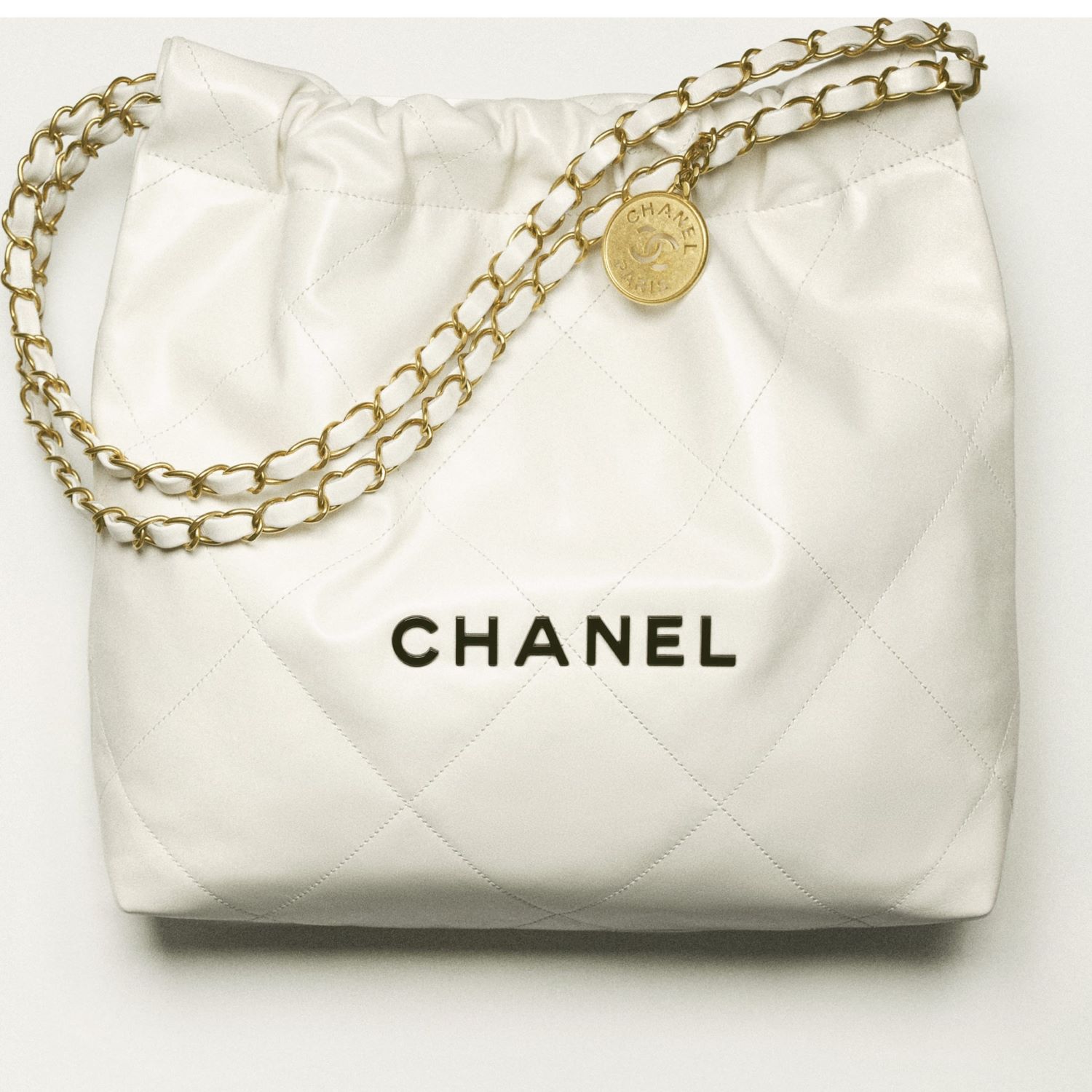 SMALL HANDBAG, CALFSKIN – WHITE
